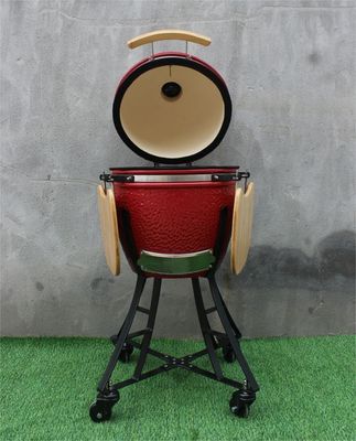 취사 도구 세라믹 목탄 석쇠 44cm 17 인치 왕 빨간색