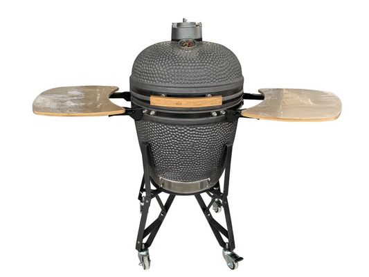 옥외 20 인치 Kamado 석쇠 목탄 광택이 없는 까만 색깔 50cm 취사 도구