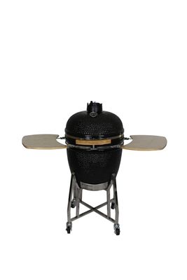 옥외 22 인치 Kamado 석쇠 스테인리스 목탄 검정 색깔 57cm