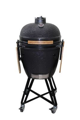 까만 색깔 57cm 22 인치 Kamado 석쇠 세라믹 취사 도구
