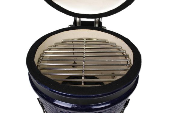 세라믹 13 인치 Kamado 석쇠 옥외 목탄 해군 색깔 32cm