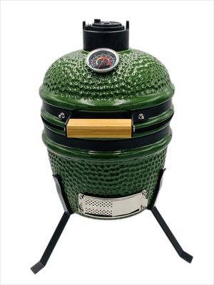13 인치 32cm 세라믹 Kamado 석쇠 옥외 녹색