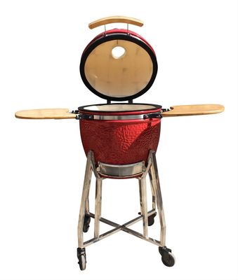 44cm 세라믹 Kamado 석쇠 17 인치 왕 빨간색 취사 도구
