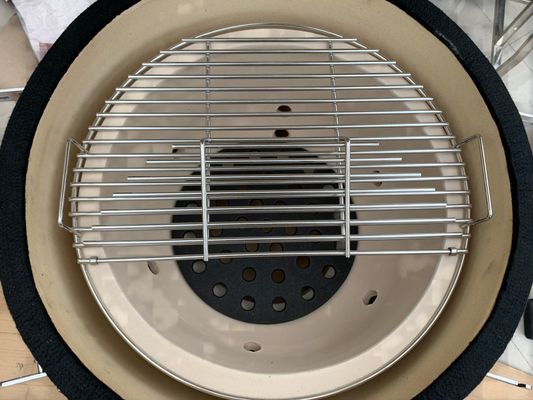 44cm 세라믹 Kamado 석쇠 17 인치 왕 빨간색 취사 도구