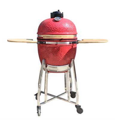 44cm 세라믹 Kamado 석쇠 17 인치 왕 빨간색 취사 도구