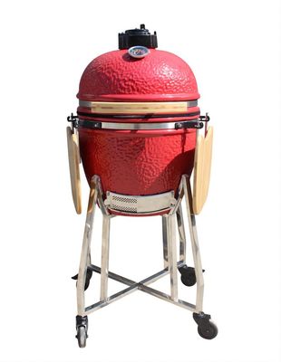 44cm 세라믹 Kamado 석쇠 17 인치 왕 빨간색 취사 도구