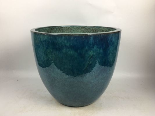라운드 3 유광 야외 화분 14'' 18'' 22'' 유광 화분