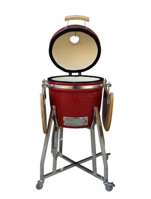 빨간색 39cm 15 인치 Kamado 석쇠 스테인리스 취사 도구