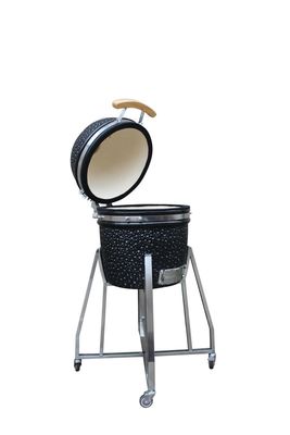 목탄 세라믹 검정 색깔 39cm Kamado 15 인치 석쇠