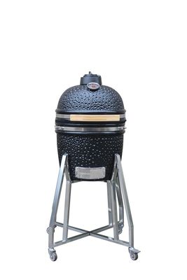 세라믹 15 인치 Kamado 석쇠 검정 색깔 39cm 취사 도구