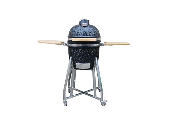 빛나는 까만 색깔 39cm 15 인치 Kamado 석쇠 목탄 취사 도구