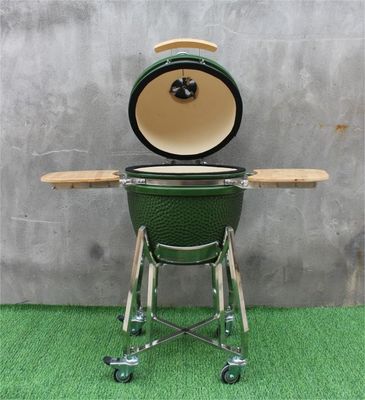 옥외 48cm 18 인치 Kamado 석쇠 녹색 스테인리스