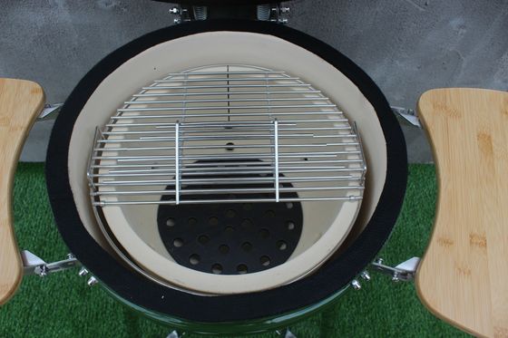 목탄 세라믹 18 인치 Kamado 석쇠 녹색 48cm