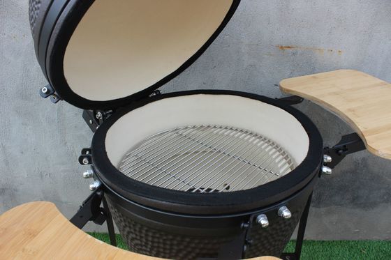 광택이 없는 까만 색깔 51cm 세라믹 목탄 요리 기구 20 인치 Kamado