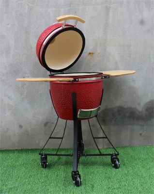 17 인치 세라믹 바베큐 그릴 로얄 레드 컬러 44cm