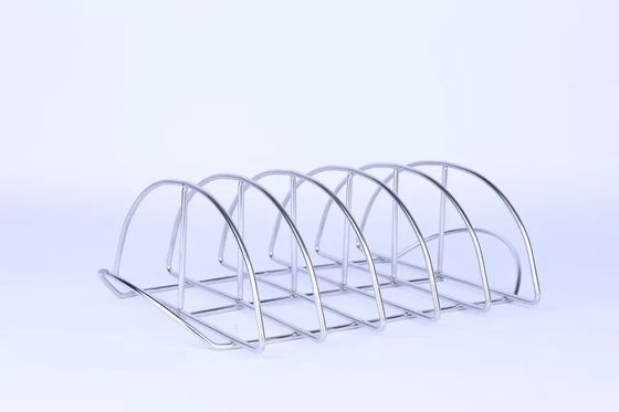 41x25.5x12cm Kamado 그릴 액세서리 흡연 및 굽기를 위한 스테인레스 스틸 리브 랙