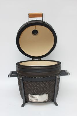 야외 석탄 16 인치 카마도 그릴 세라믹 매트 블랙 컬러 40cm