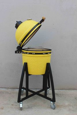 세라믹 16인치 카마도 그릴 석탄 레몬 색 40cm
